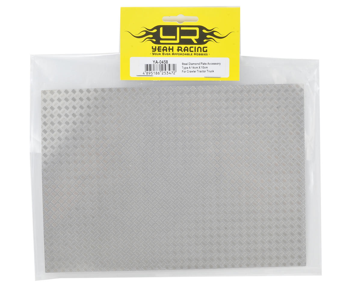 Yeah Racing 1/10 Crawler Aluminum Diamond Plate Accessory (14x20cm) (Type A)