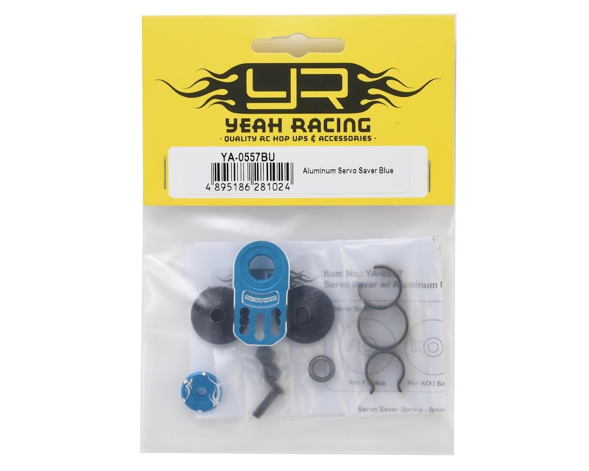 Yeah Racing Aluminum Servo Saver (Blue)