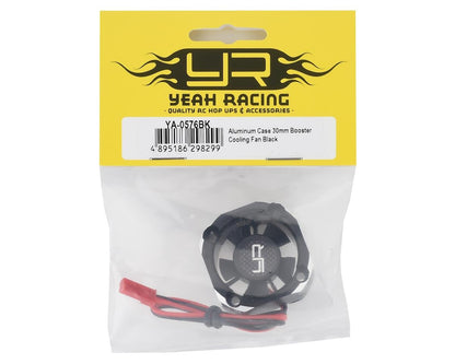 Yeah Racing 30x30mm Aluminum Case Booster Fan (Black)
