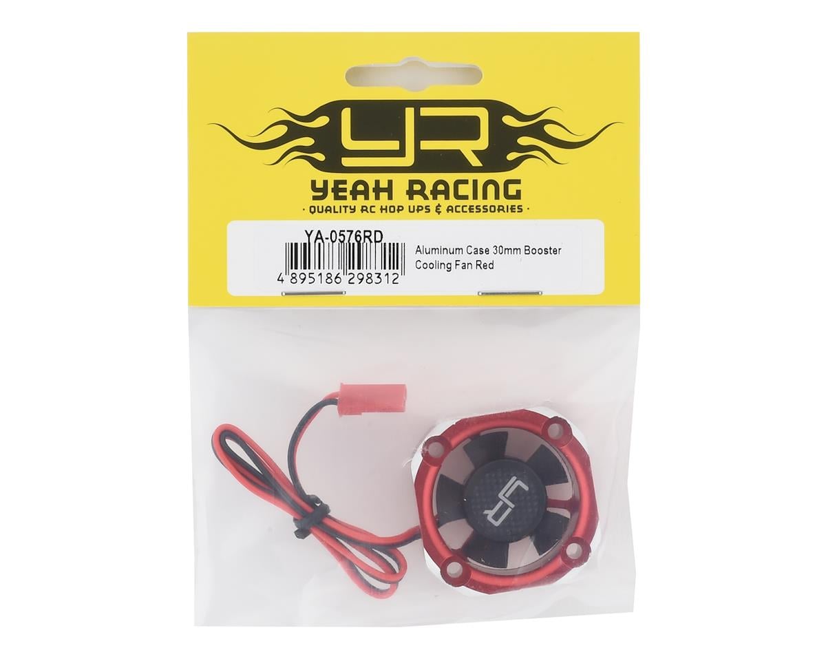 Yeah Racing 30x30mm Aluminum Case Booster Fan (Red)