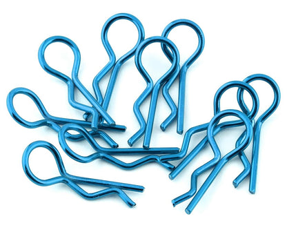 Yeah Racing Body Clips (Blue) (10) (1/10 or 1/8 Scale)