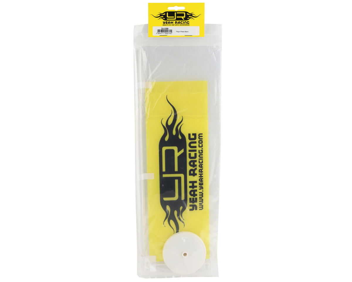 Yeah Racing Yellow Track Flag w/Plastic Stand