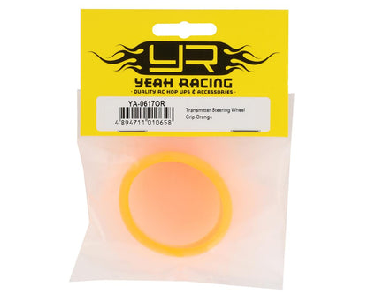 Yeah Racing Transmitter Steering Wheel Grip (Orange) (41-42mm)