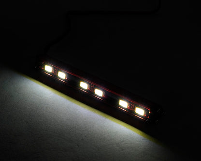 Yeah Racing 1/10 Aluminum 85mm Super Bright White LED Light Bar (Black)