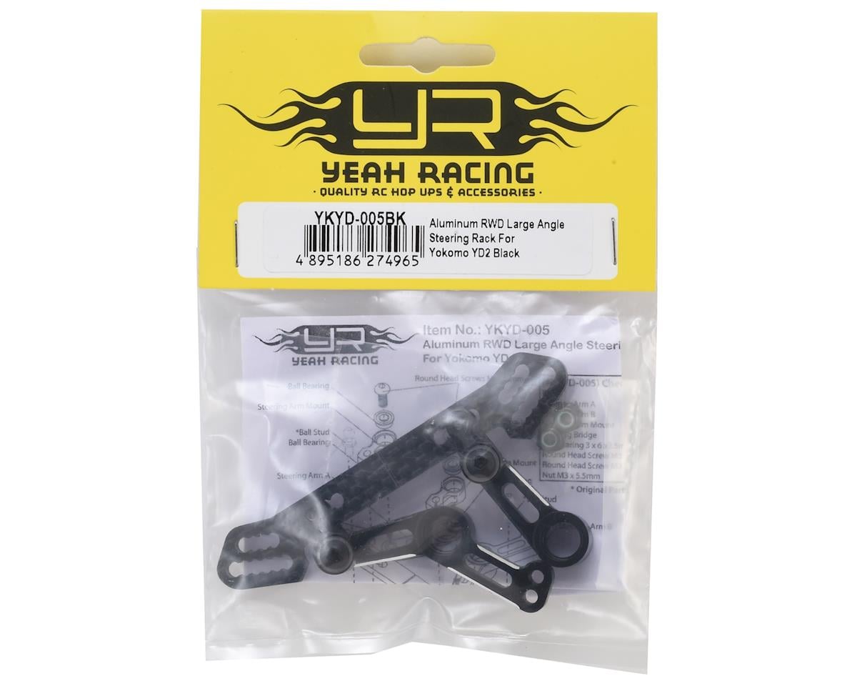 Yeah Racing Yokomo YD-2 RWD Large Angle Steering Rack (Black)