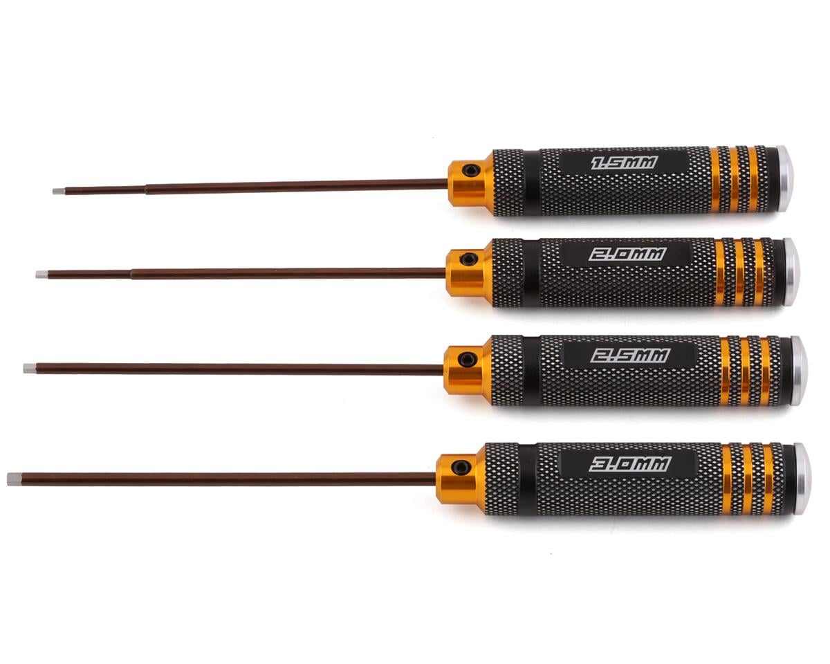 Yeah Racing Metric Hex Driver Set (4) (1.5, 2.0, 2.5, 3.0mm)