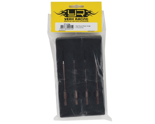Yeah Racing 1/4” Drive Metric Power Tool Tip Set (4)