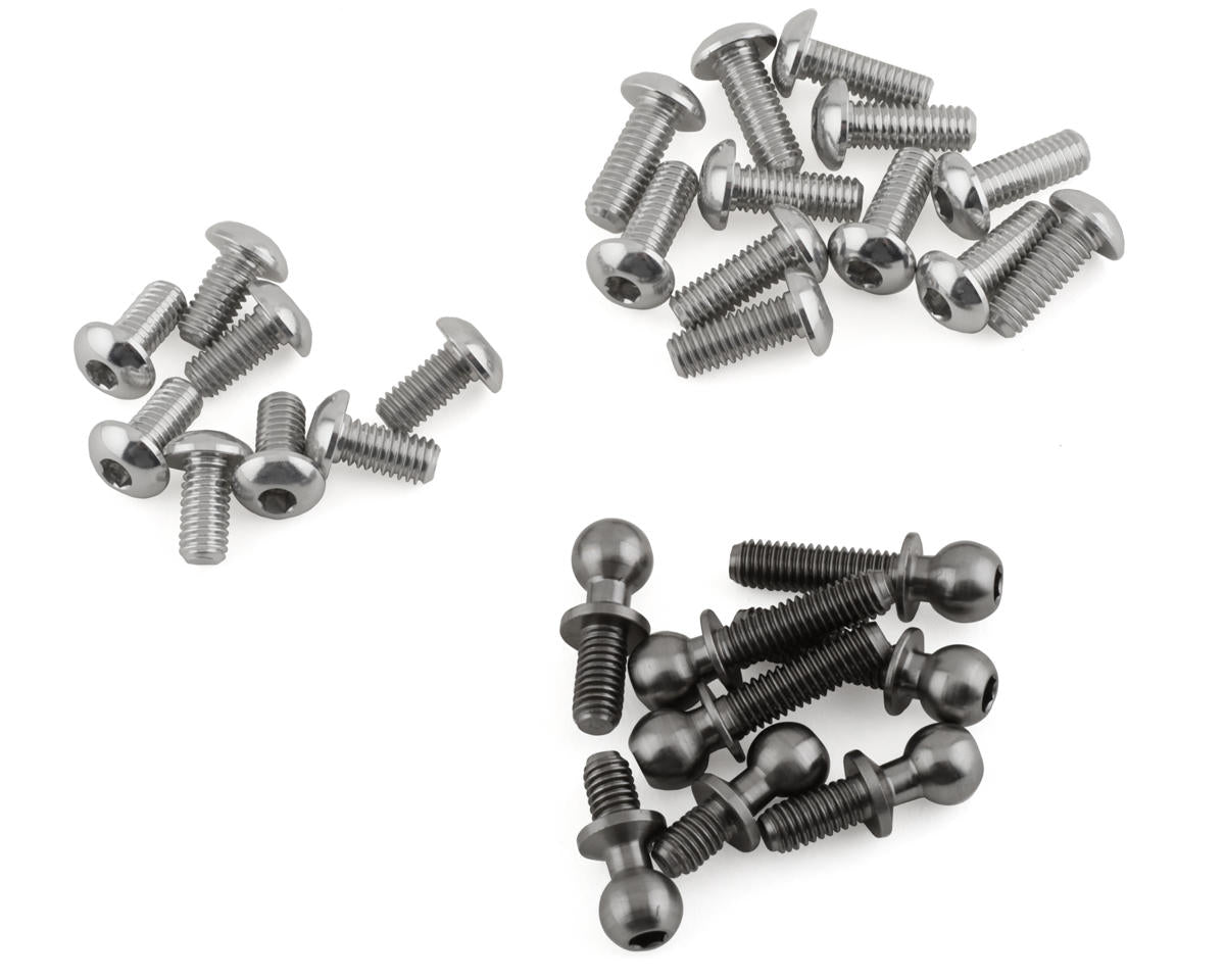 Yokomo BD11 Aluminum Screw & Titanium Ballstud Set