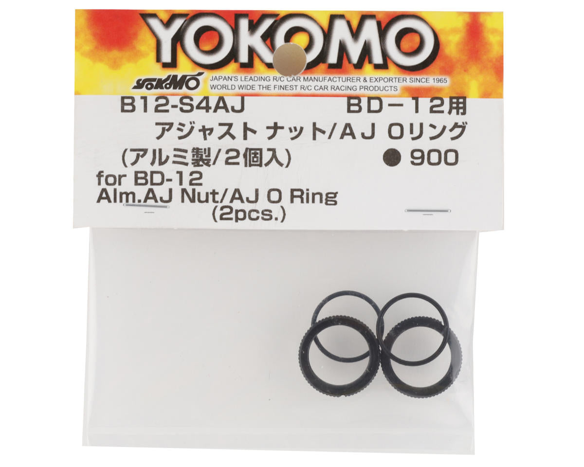 Yokomo BD12 Shock Spring Collars w/O-Ring (2)