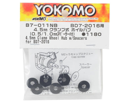 Yokomo +4.5mm Clamping Wheel Hex Hub w/Spacers (2)
