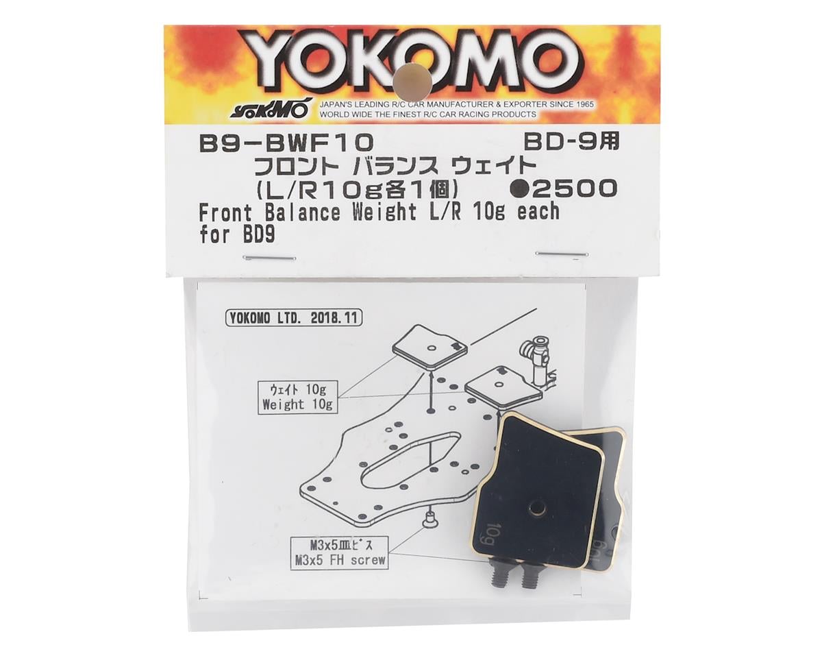 Yokomo BD9 Front Balance Weight (2) (10g)