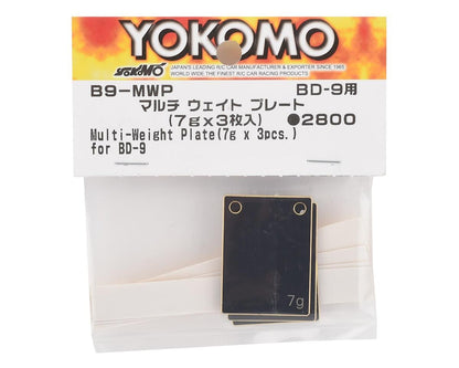 Yokomo BD9 Multi Weight Plate (3) (7g)