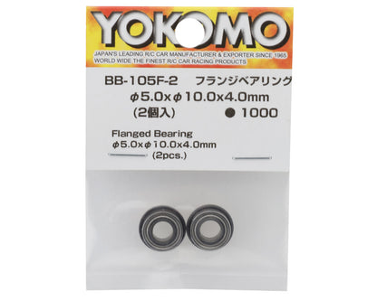 Yokomo 5x10x4mm Flanged Bearing (2)