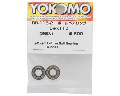 Yokomo 5x11x4mm Ceramic Bearings (2)