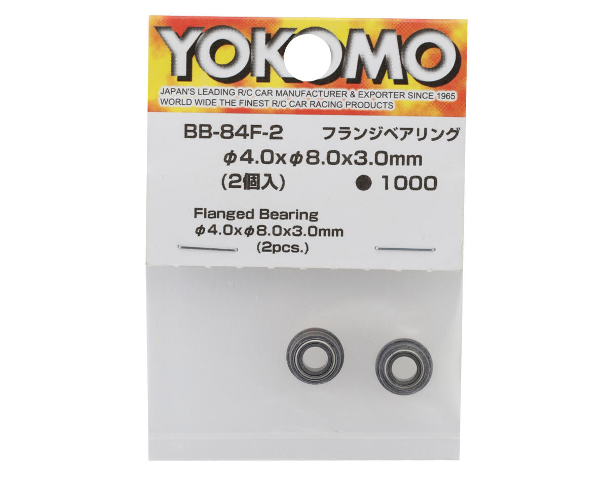 Yokomo 4x8x3mm Flanged Bearing (2)