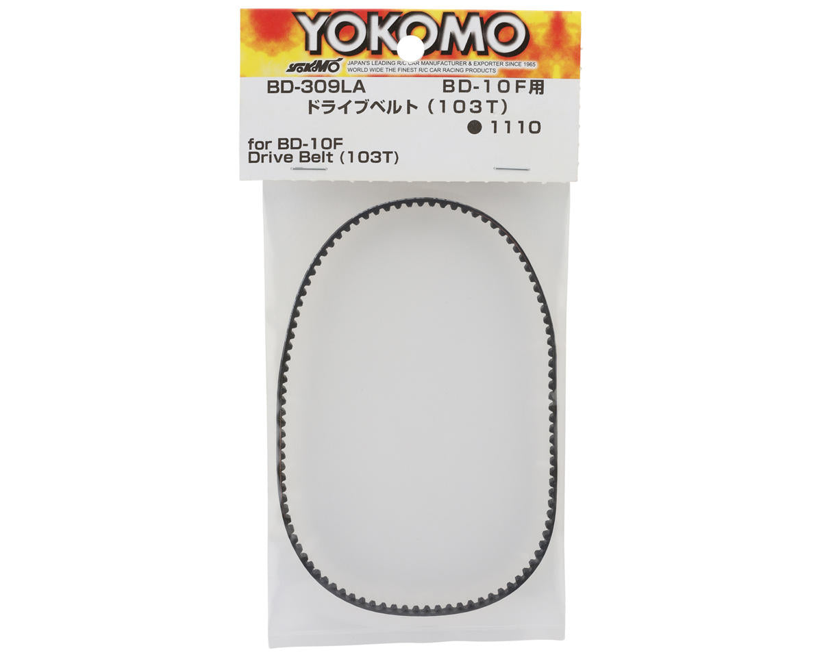 Yokomo BDFWD Front Drive Belt (103T) (Black)