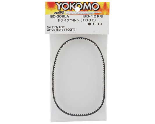 Yokomo BDFWD Front Drive Belt (103T) (Black)