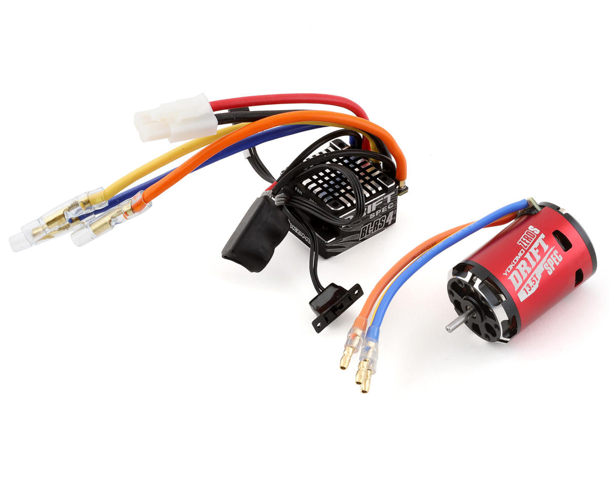 Yokomo BL-RS4 Drift Spec Sensored Brushless ESC/Zero S Drift Spec Motor Combo