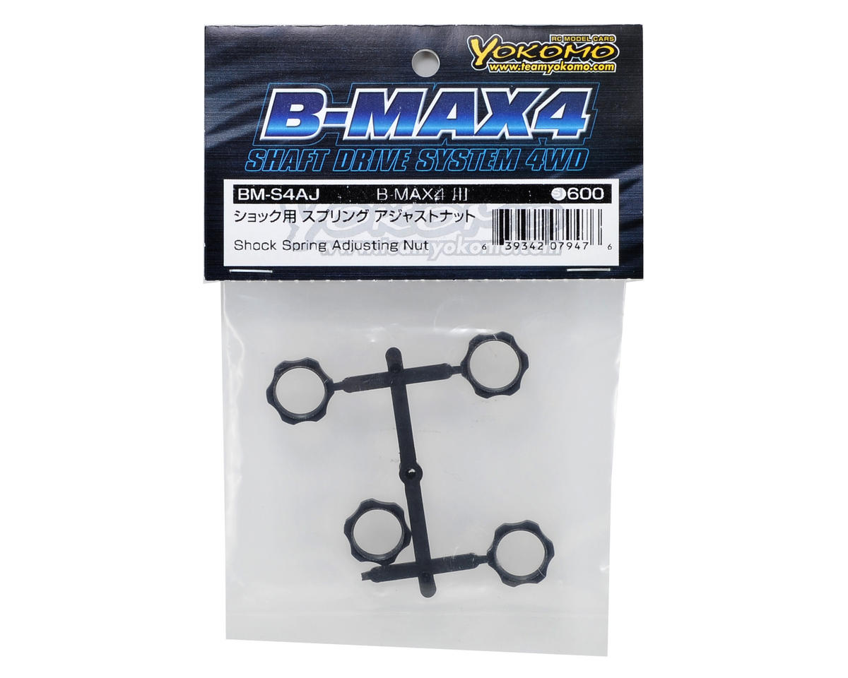 Yokomo Spring Adjustment Nut Set (4)