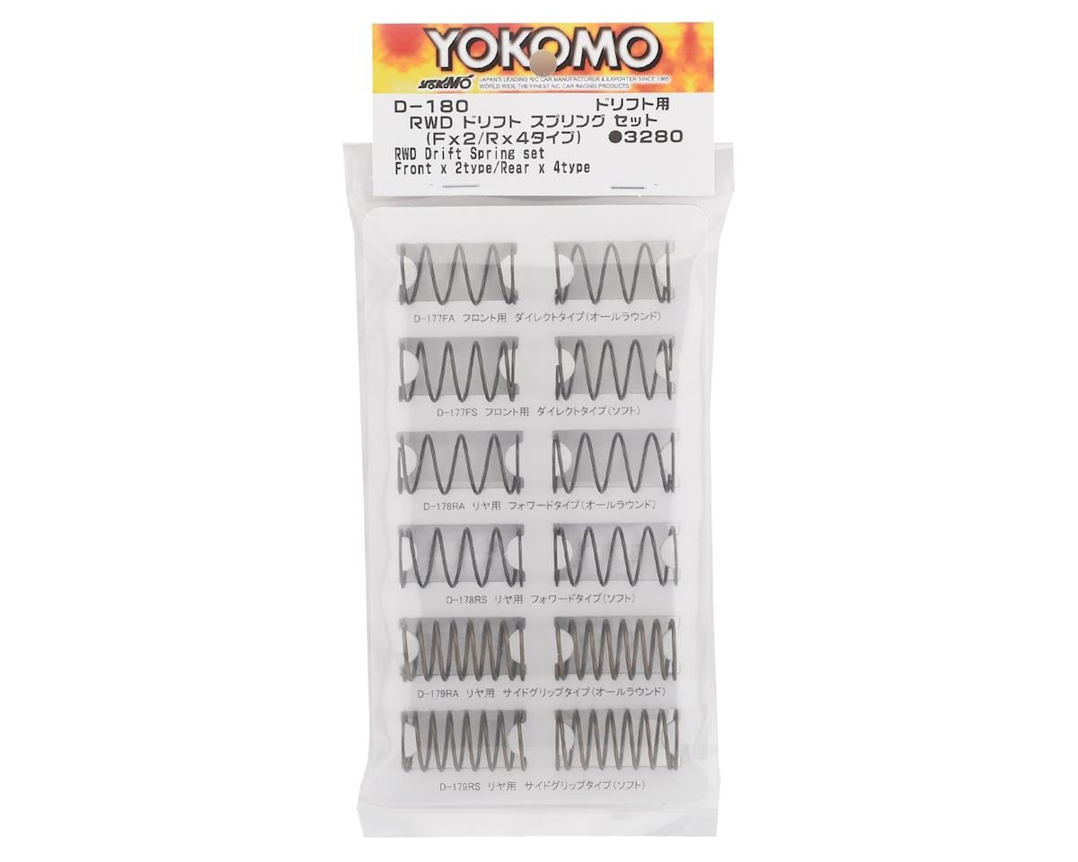 Yokomo Rwd Drift Spring Set  (6) (2 Front, 4 Rear)