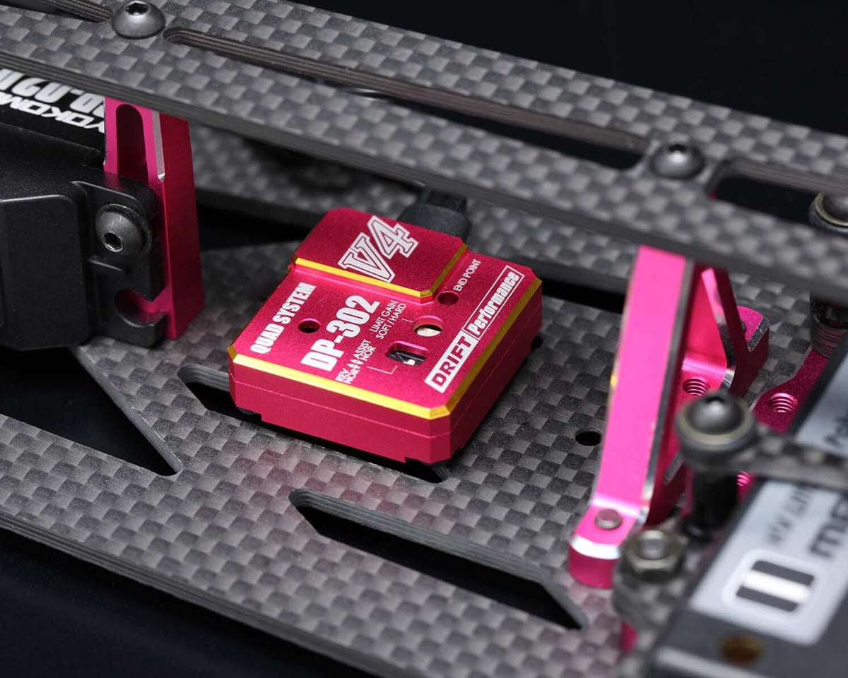 Yokomo DP-302 V4 Drift Steering Gyro (Pink)