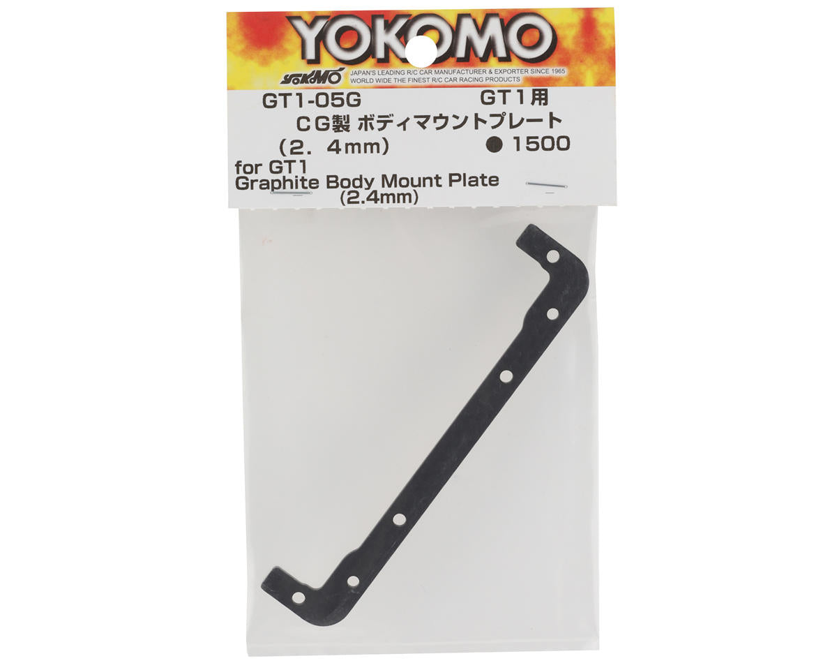 Yokomo GT1 Graphite Body Mount Plate (2.4mm)