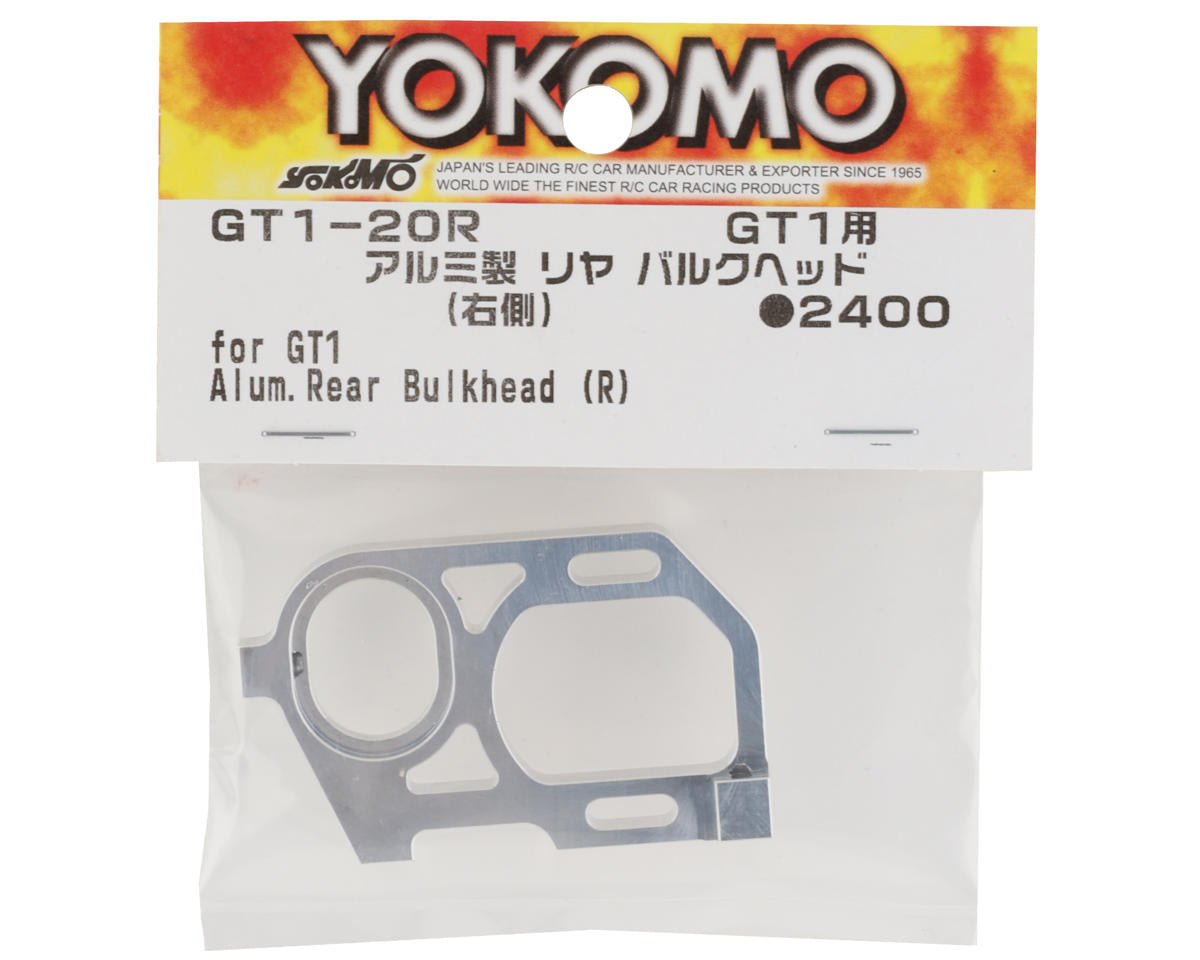 Yokomo GT1 Aluminum Rear Bulkhead (R)