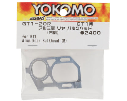Yokomo GT1 Aluminum Rear Bulkhead (R)