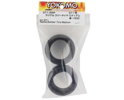 Yokomo GT1 Radial Rubber Tire (2) (Medium)