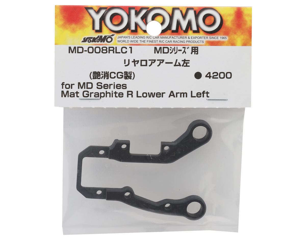 Yokomo MD1.0/2.0 Graphite Rear Lower Suspension Arm (Left)