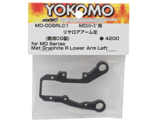Yokomo MD1.0/2.0 Graphite Rear Lower Suspension Arm (Left)