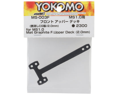 Yokomo MS1.0 Graphite Front Upper Deck (2.0mm)