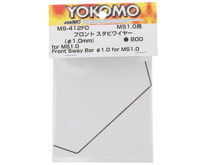 Yokomo MS1.0 Front Sway Bar (1.0mm)