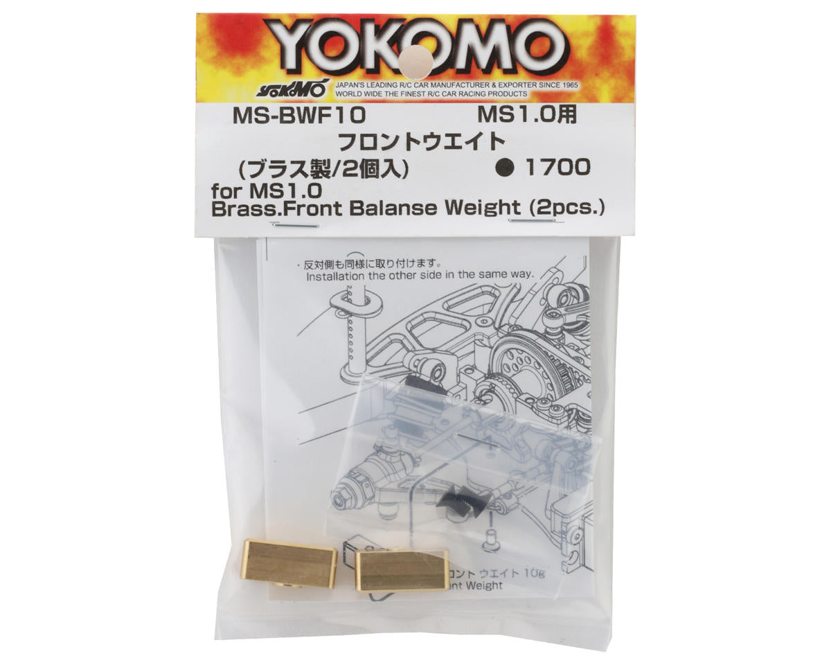 Yokomo MS1.0 Brass Front Weight (20g)