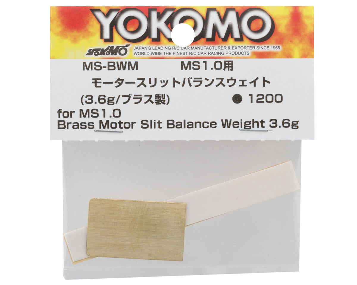 Yokomo MS1.0 Brass Motor Slit Weight (3.6g)
