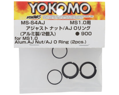 Yokomo MS1.0 Aluminum Shock Collar w/O-Rings (2)