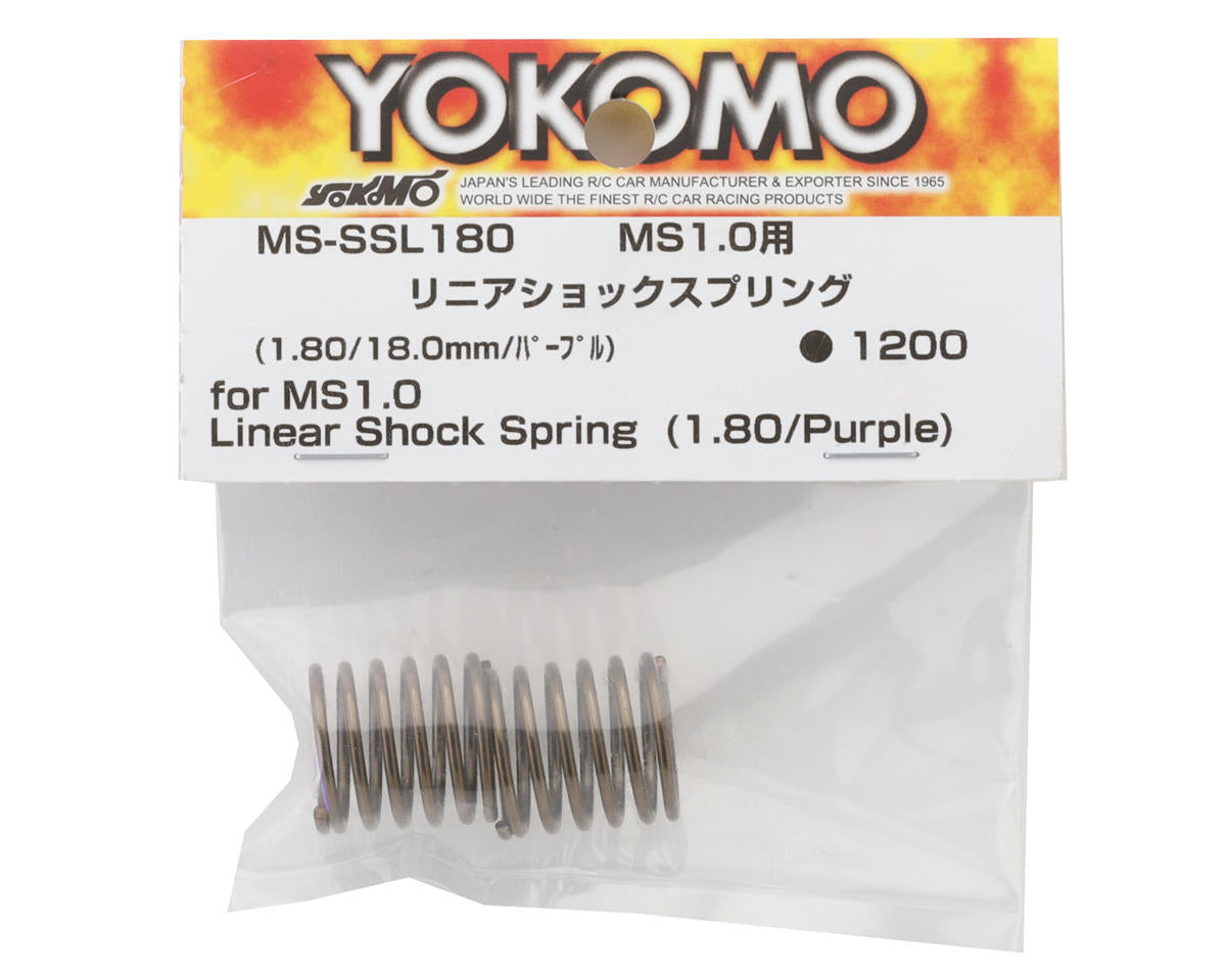 Yokomo MS1.0 Linear Shock Spring (2) (1.8lbs)