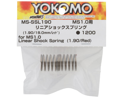 Yokomo MS1.0 Linear Shock Spring (2) (1.9lbs)