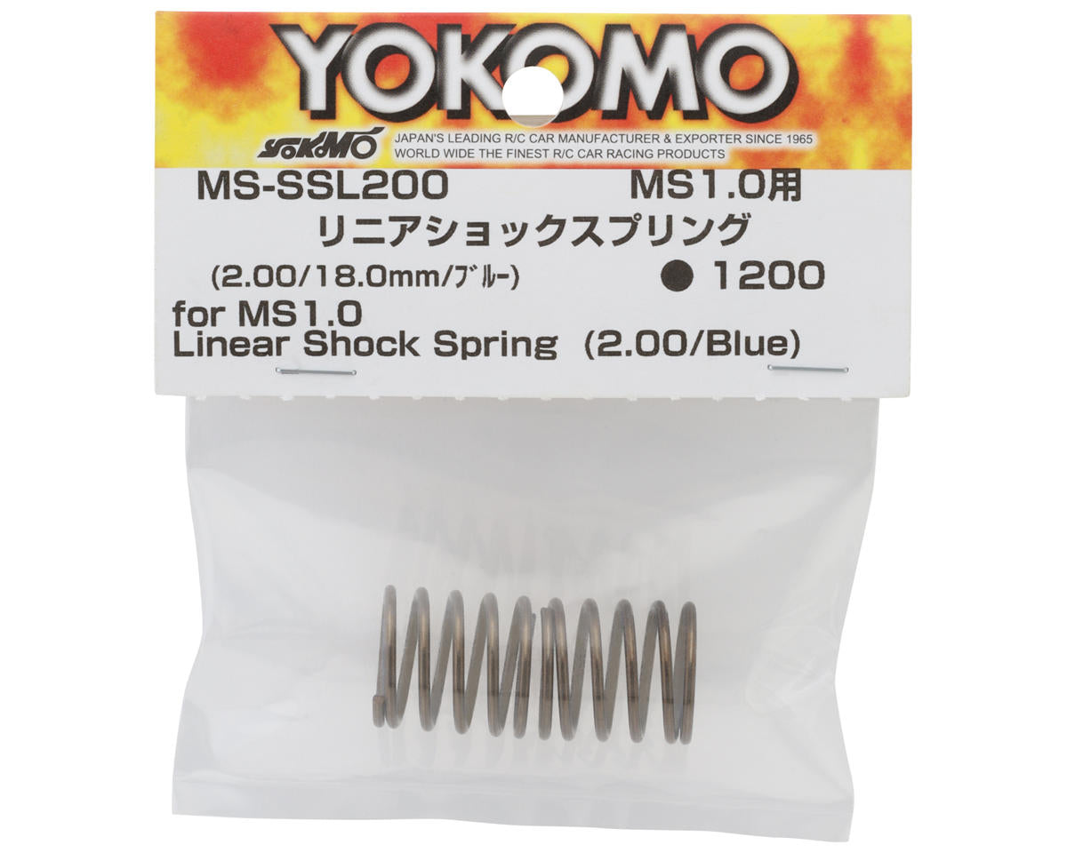 Yokomo MS1.0 Linear Shock Spring (2) (2.00lbs)