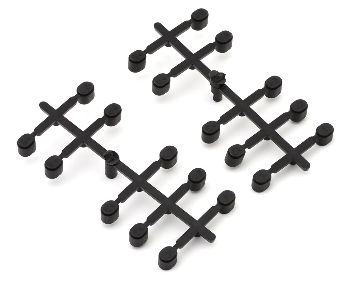 Yokomo RD2.0 Aluminum Adjustable Suspension Mount Set (Blue)