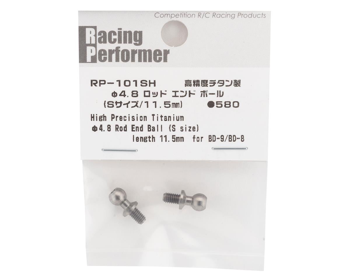 Yokomo BD9 2019 High Precision Titanium Rod Ball End (2) (Small) (11.5mm)