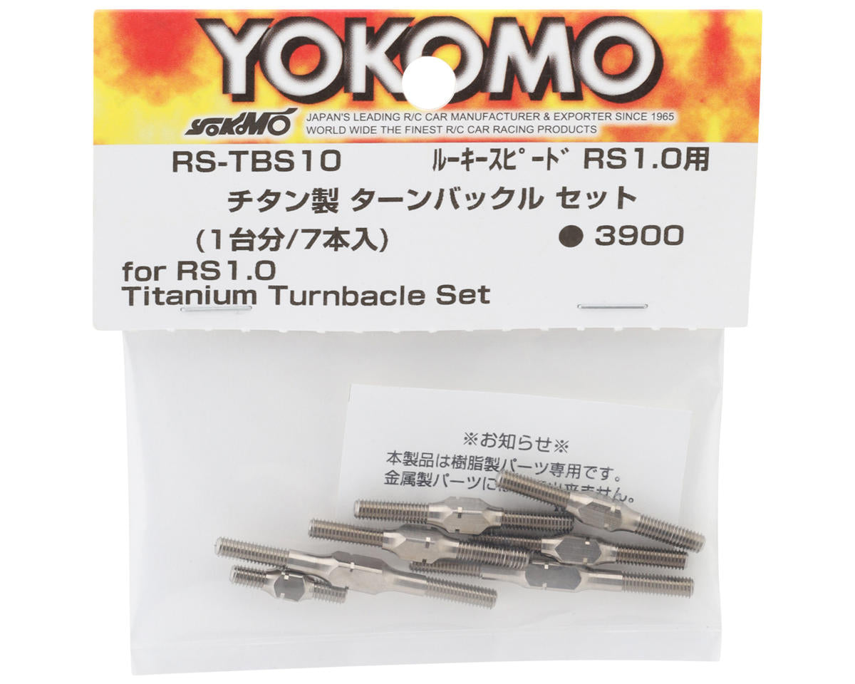 Yokomo RS 1.0 Titanium Turnbuckle Set