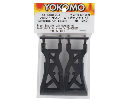 Yokomo YZ-4 SF2 Front Lower Suspension Arms (Hard) (Type B)