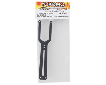 Yokomo SD 2.0 Graphite Front Upper Deck (2.4mm)