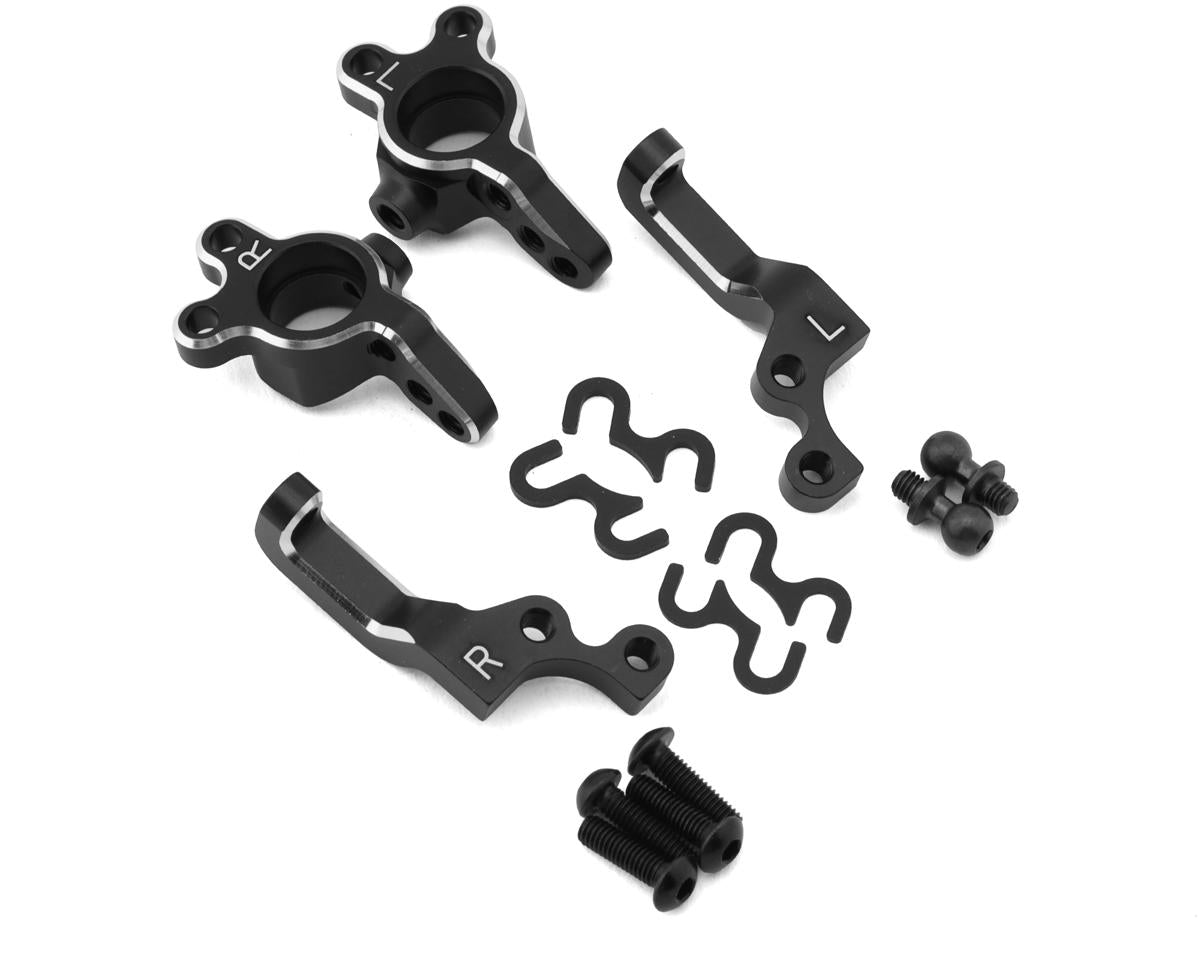 Yokomo SD 1.0 Aluminum Variable Kingpin Angle Steering Block Set