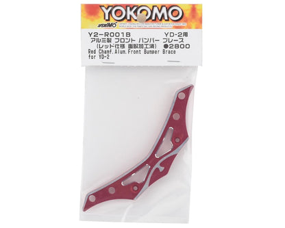 Yokomo YD-2 Aluminum Front Bumper Brace (Red)