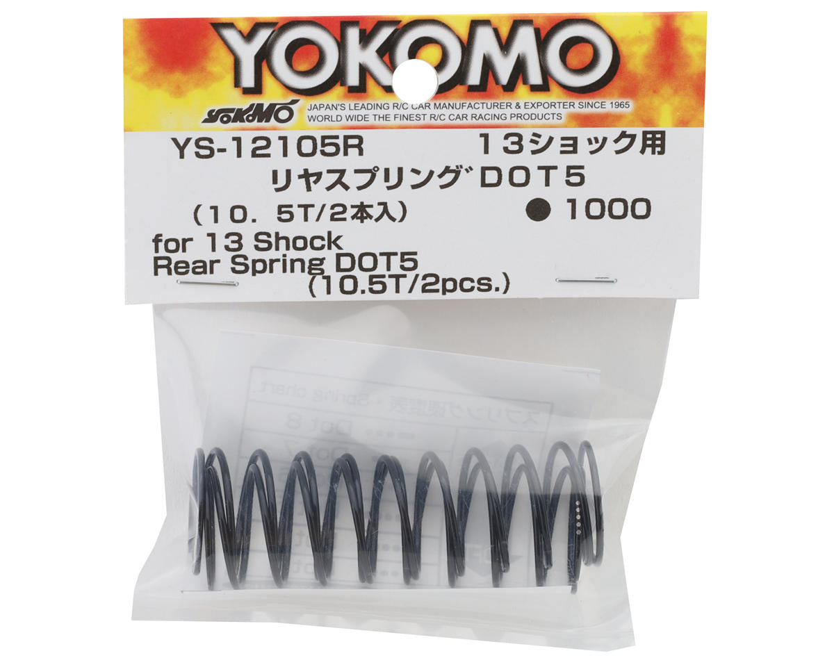 Yokomo 13mm Rear Shock Spring (10.5T/DOT 5)
