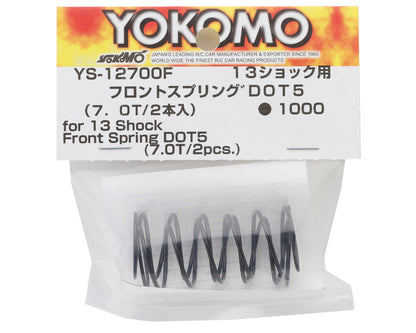 Yokomo 13mm Front Shock Spring (7.0T/DOT 5)
