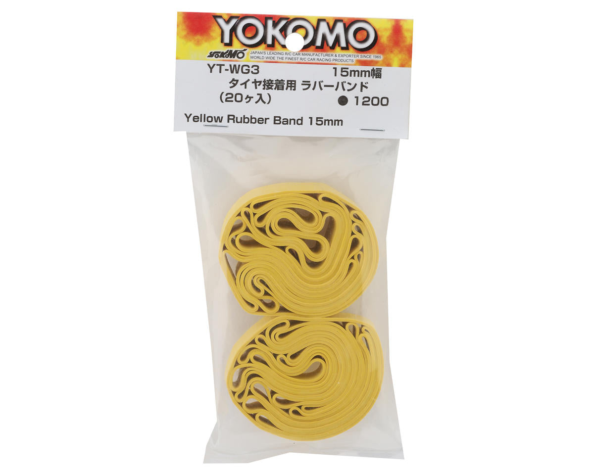 Yokomo Off-Road Tire Glue Bands (20) (15mm)