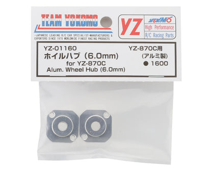 Yokomo 870C Super Dog Fighter Aluminum Front Wheel Hub (2) (6.0mm)